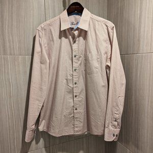 Tasso Elba Long Sleeve Dot Pattern Shirt